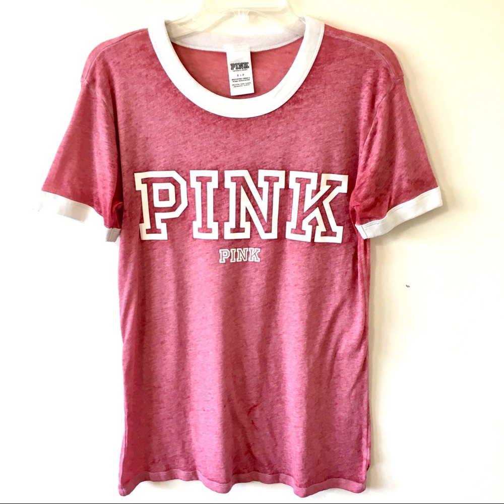 PINK By Victoria’s Secret Dye-Burnout Tee Shirt -S